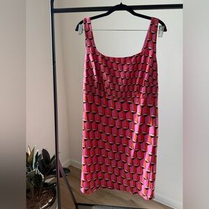Diane Von Furstenberg for Target Pink Geometric Mini Dress